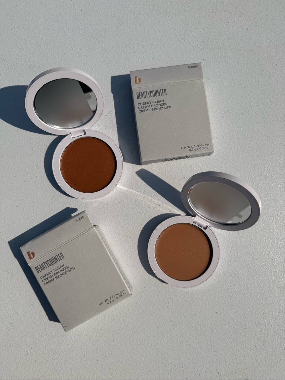 beautycounter Cream Bronzer Compact - White